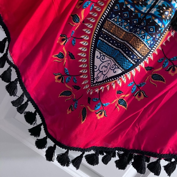 Mexican themed off the shoulder blouse - Picture 3 of 7